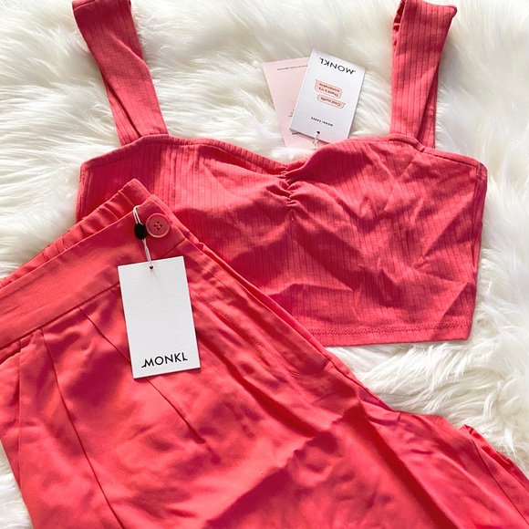 ASOS Two Piece Shorts & crop top set - Picture 8 of 9